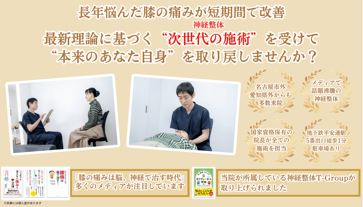 平安通整骨院で膝の痛みを根本改善に導きます